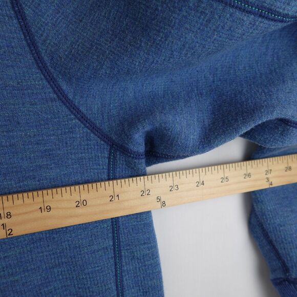 Tommy Bahama Reversible Pull Over Sweater Men's Medium Blue/Green 1/4 Zip Luxury - Picture 5 of 9